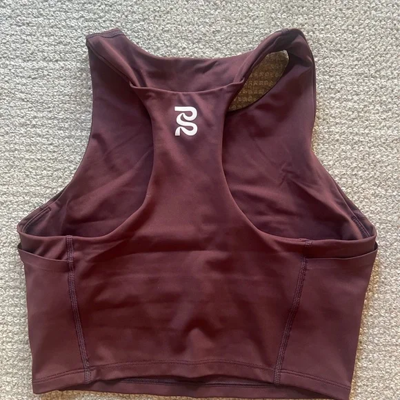 Bandit Stamina Race Crop Deep Cherry Medium - Picture 5 of 6